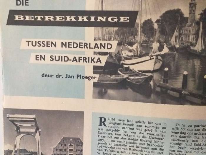 Lantern Tydskrif Magazine Sep-Des 1960 vol 10 nr 2 Tema Nederland
