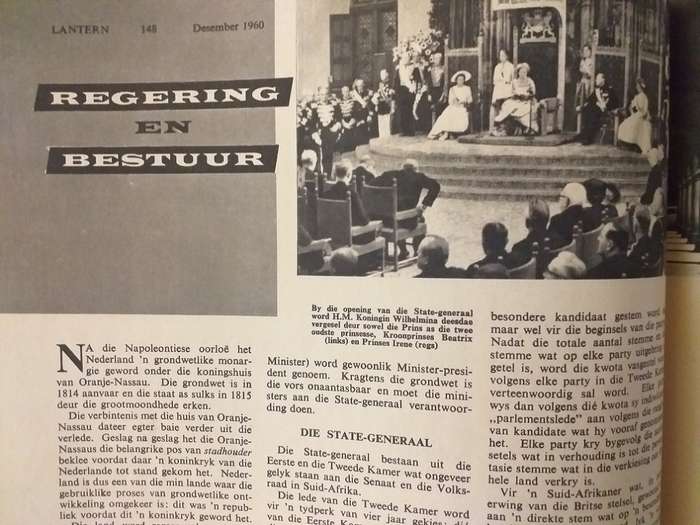 Lantern Tydskrif Magazine Sep-Des 1960 vol 10 nr 2 Tema Nederland