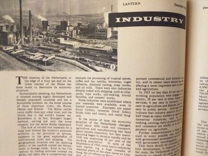Lantern Tydskrif Magazine Sep-Des 1960 vol 10 nr 2 Tema Nederland