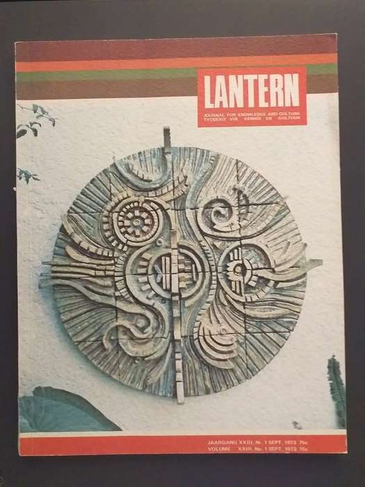 Lantern Tydskrif Magazine Sept 1973 vol 23 nr 1
