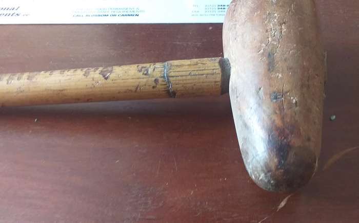 Sheet metal copper bossing wooden mallet rounded heads