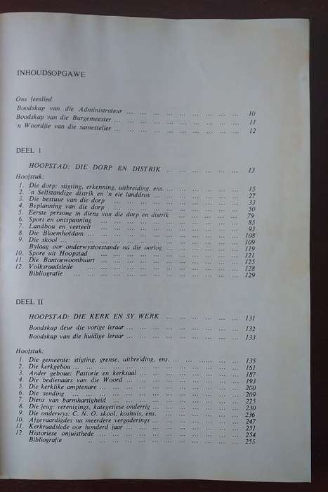 Hoopstad NG Gemeente Eeufees gedenkboek 1875-1975 (Ds HCJ Flemming)