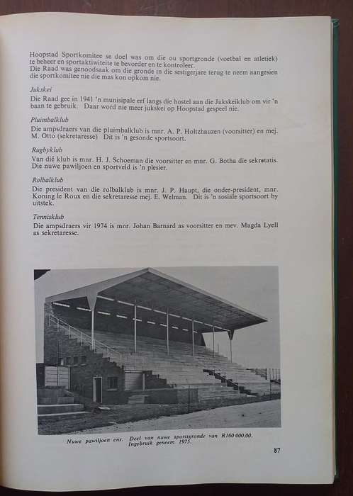 Hoopstad NG Gemeente Eeufees gedenkboek 1875-1975 (Ds HCJ Flemming)