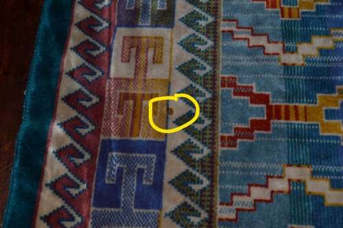 2 X Rugs  (Possibly silk)