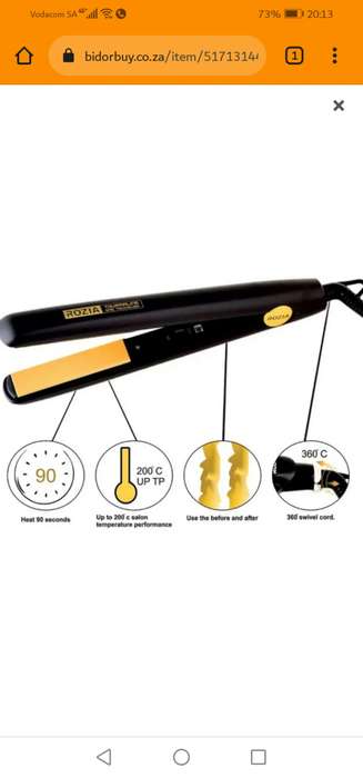 Rozia Hair Straightener Iron