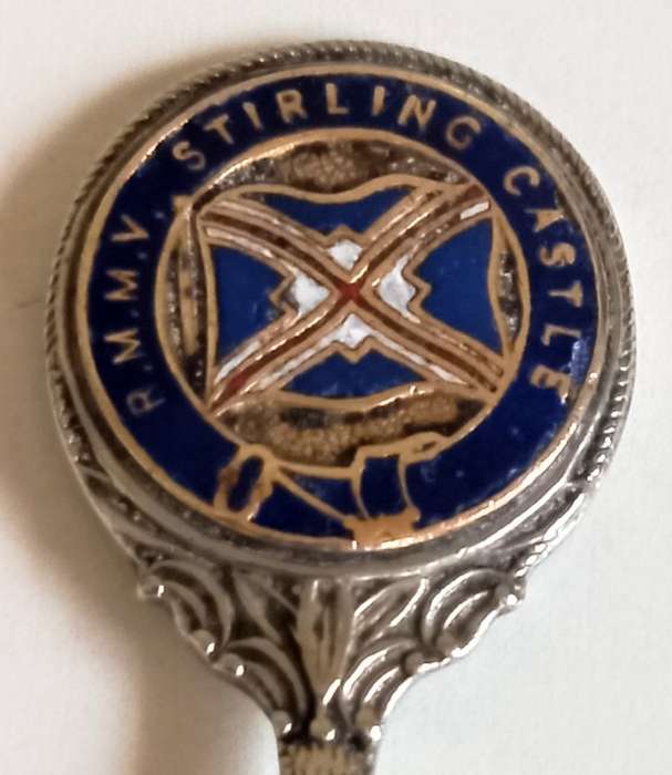 Union Castle Line Tin & Teaspoon