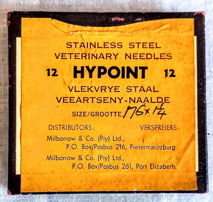 Vintage Stainless Steel Veterinary Needles