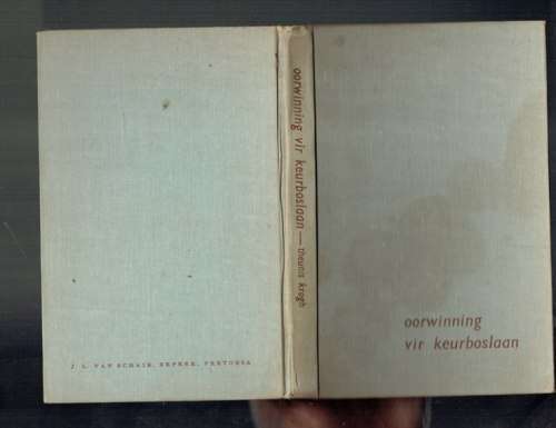 Theunis Krogh - Oorwinning vir Keurboslaan - 1961 - eerste druk - nr 20 in die reeks