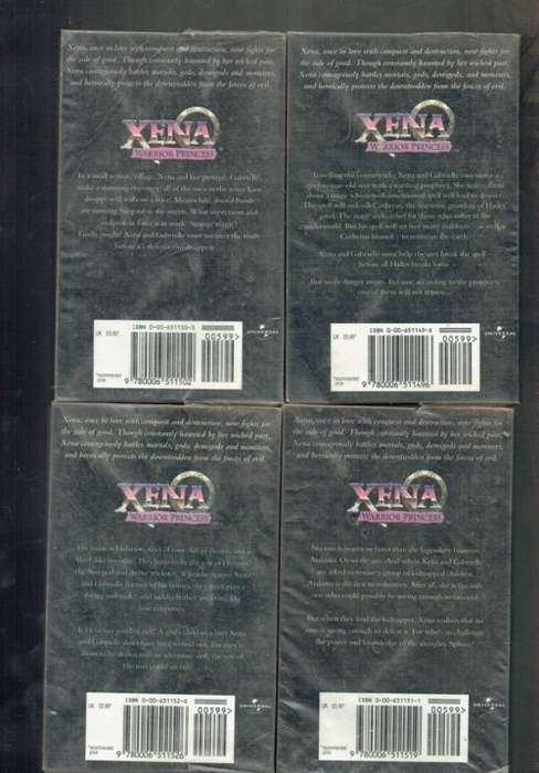 Xena - Wasrrior Princes - Job lot of 4 books - See product description (e)