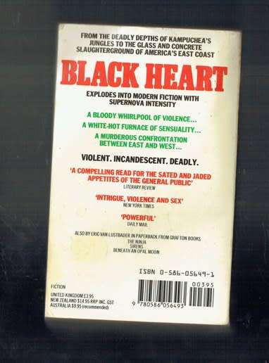 Black Heart - Eric von Lustbader - 1987 - Kung Fu action
