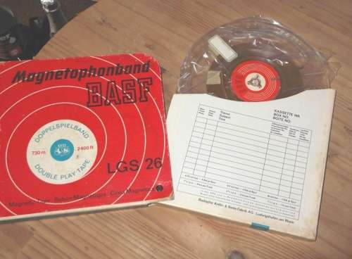 Vintage BASF Magnetoband LGS 26 - Double play tape in original Pakaging (BAS023)