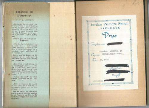 Koggelman die Kierievegter - HWD Longden - 1956 - Skaars boek met 4 diereverhale