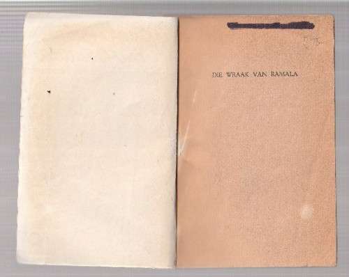 Die wraak van Ramala - Gerrie Radlof (k4) - Ramala Reeks nr 26 - Pionier Boek 1960