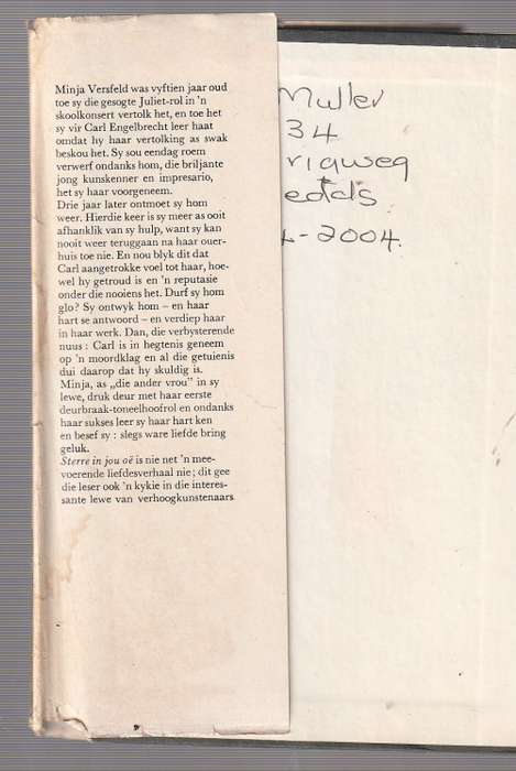 Sterre in jou oe - Wille Martin (c4) Roman