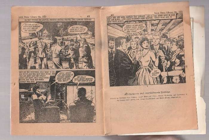 Love Story Library 322 (a10) Comic Love - And a Lumberjack (SA Comic)