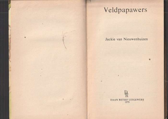 Veldpapawers - Jackie van Nieuwenhuizen - Roman