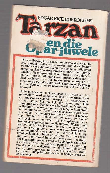 Tarzan en die Opar Juwele - Edgar Rice Burroughs (o) Tarzan nr 5
