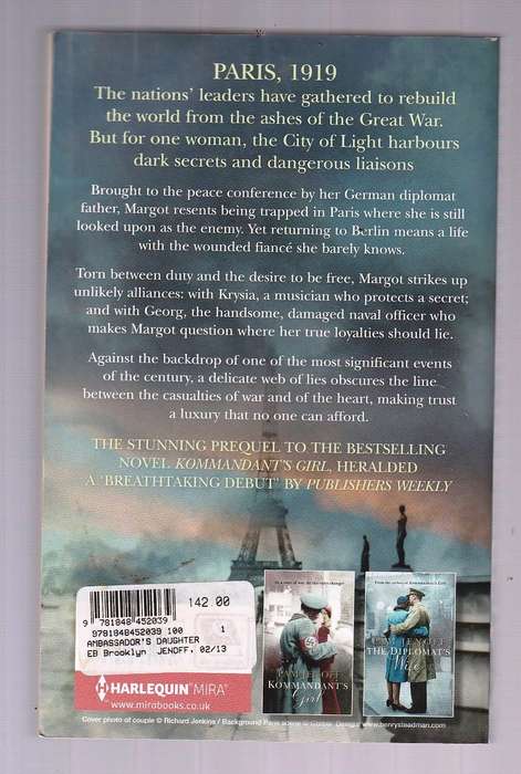 The Ambassador`s Daughter - Pam Jenoff (j) Post war novel