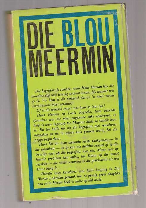 Die Blou Meermin - Neil MacNeil - Klub Olaf Bouwer Speurverhaal
