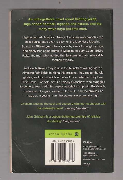 Bleachers - John Grisham - NFL Adventure