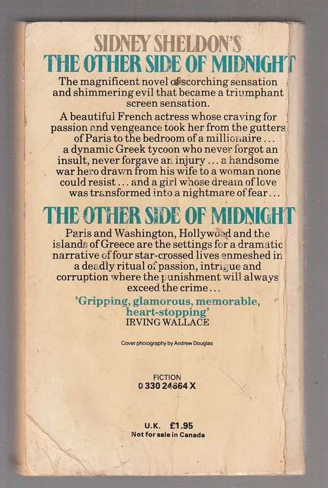The other side of midnight - Sidney Shelden (d) Scorching sensation and shimmering evil