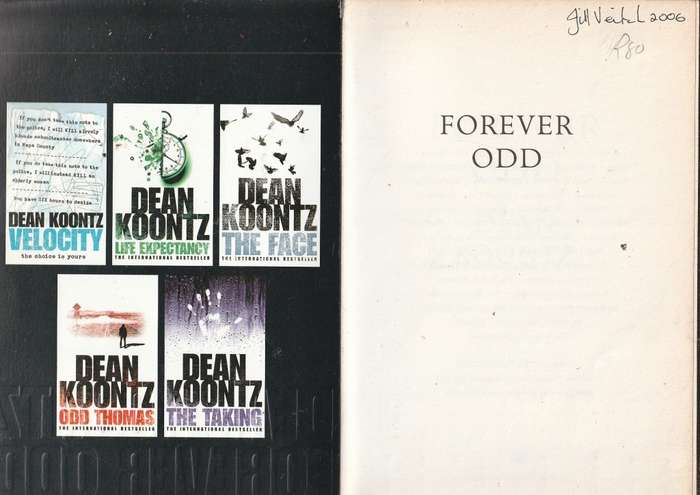 Forever Odd - Dean Koontz (D) horror thriller
