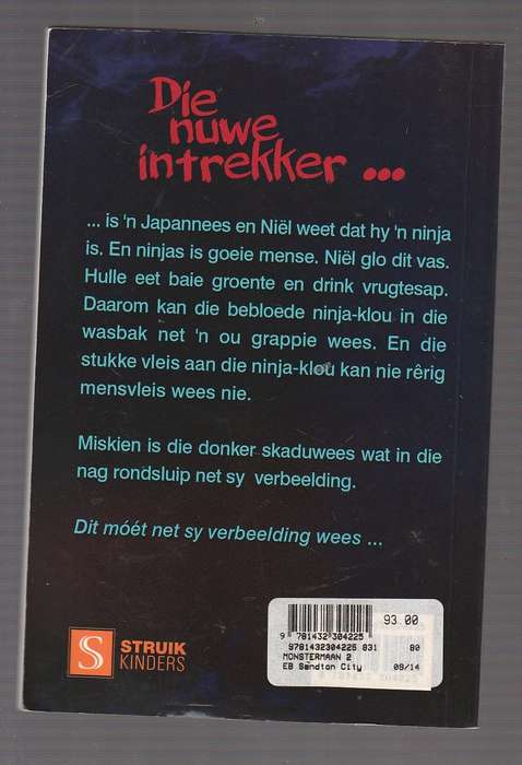 Klou van die Ninja - Louis van Niekerk - 2014 - Jeug riller - Monstermaan reeks nr 2 (b)