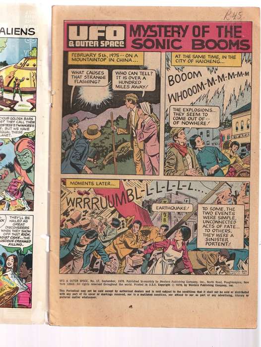 UFO & Outer Space no 17 1978 ( Bronze Age)