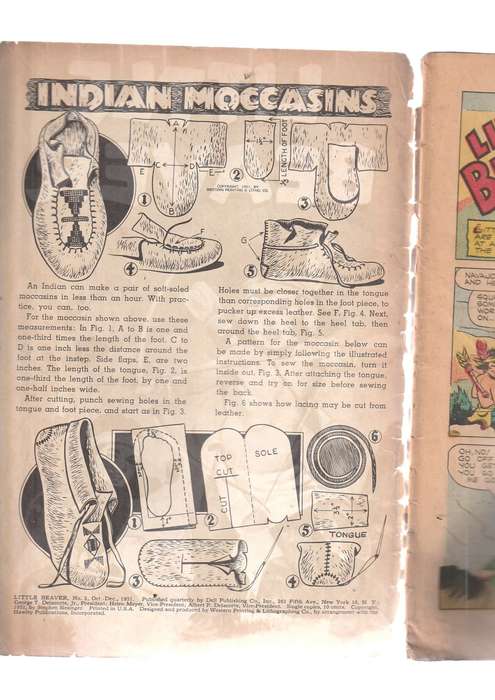 Little Beaver no 3 - Dell Atom Age comic