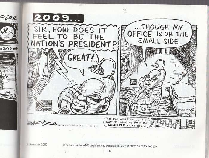 Zapiro - Pirates of Polokwane - Cartoons from the Mbeki era