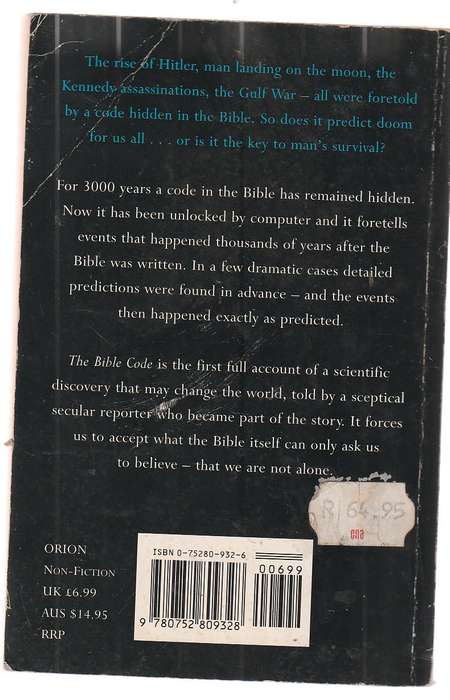 The Bible code - Michael Drosnin  - decoding the future