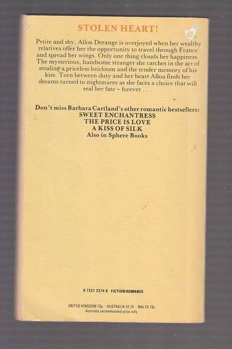 The Thief of Love - Barbara Cartland