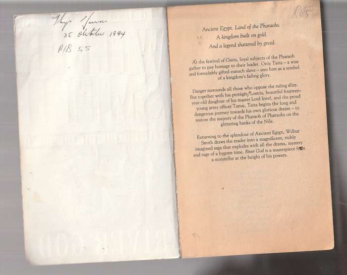 River God - Wilber Smith - Softcover - Egyptian series