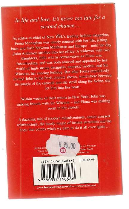 Second Chance - Danielle Steel - A Dazzling tale of misadventures and career-crossed relationship