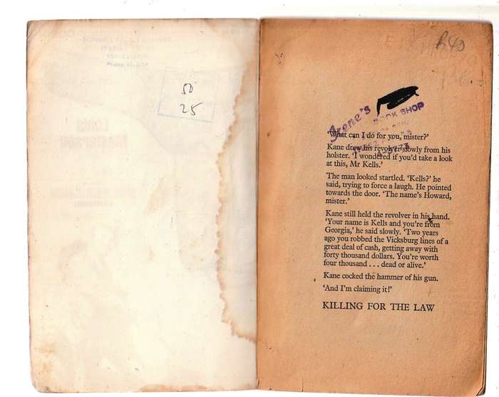 Killing for the Law - Louis Masterson - Western - Morgan Kane no 21