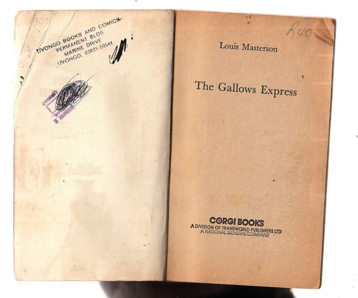 The Gallows Express - Louis Masterson - Morgan Kane 19 - Western