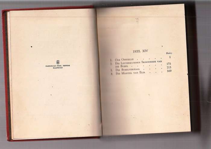 Versamelde Werke - CJ Langenhoven Boek XIV 1937