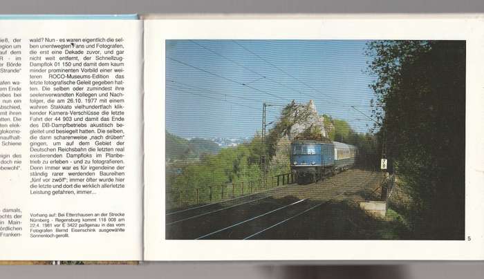 The Elektrolokomotive E18 08 - collectors Picture album in German