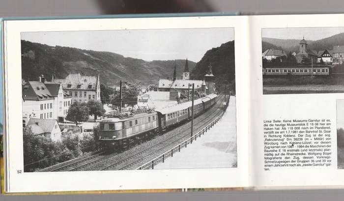 The Elektrolokomotive E18 08 - collectors Picture album in German