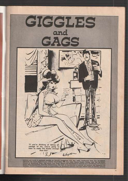 Giggles and Gags nr 112 - Humor cartoons comics (A4)