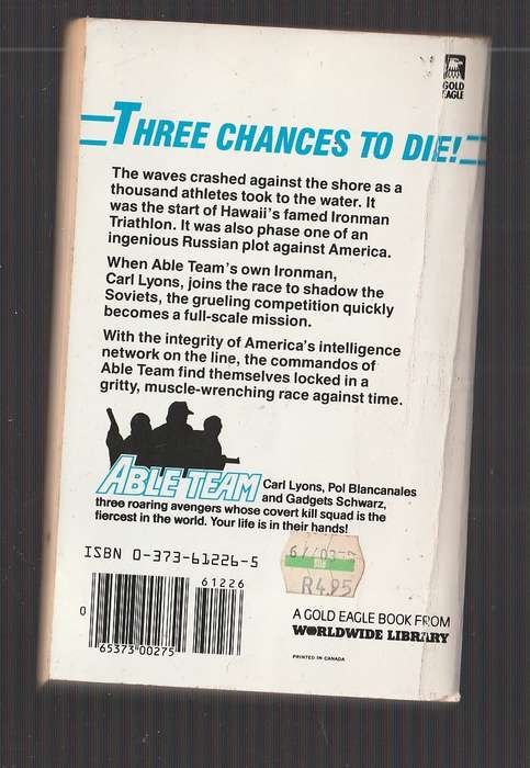 Able Team - Dick Stivers - The Iron God (26) - The Russian target is Hawaii's Ironman Triathlon