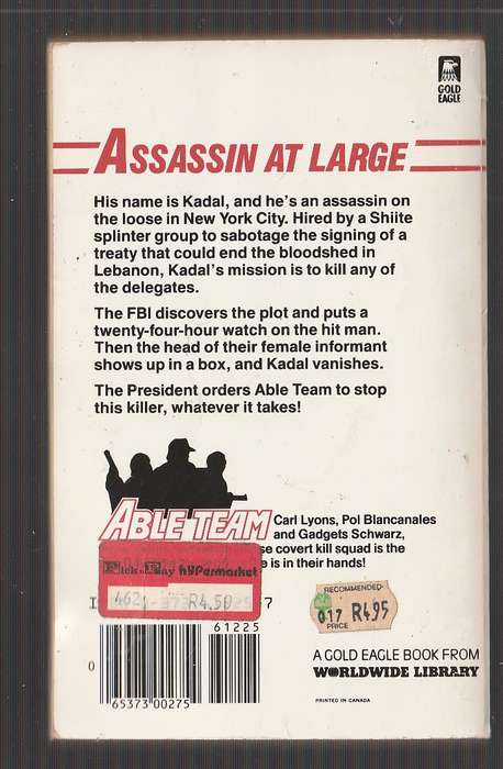 Able Team - Dick Stivers - Hard Kill (25) - Tracking a hitman with a death wish