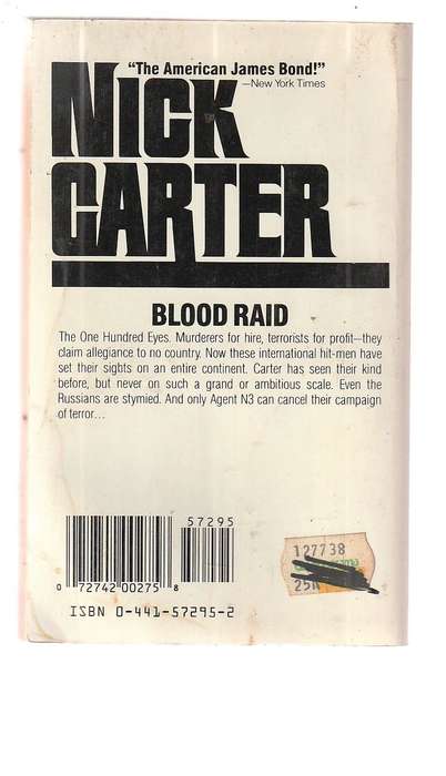Killmaster 226 - Blood raid - Nick Carter - The 100 Eyes claims allegiance to no country