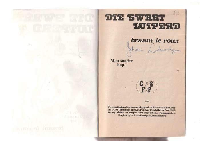 Man sonder Kop - Braam Le Roux - Swart Luiperd 14