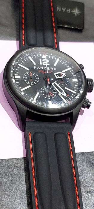 Panzera Flieger 46 Quartz Chronograph Men's Watch