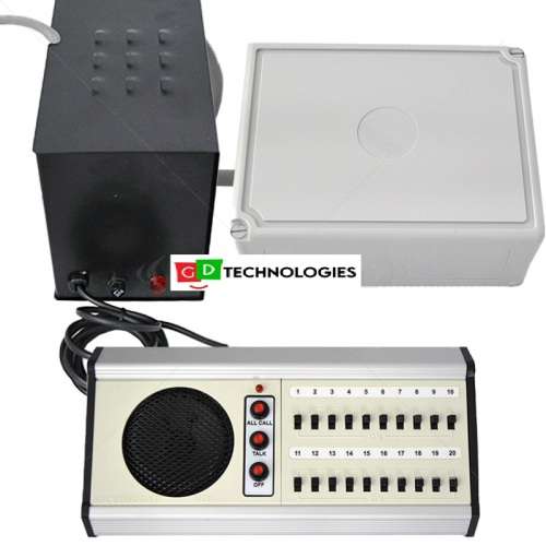 MICROSOUND 20 WAY SCHOOL INTERCOM