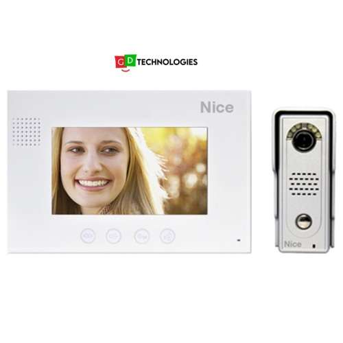 NICE 7 COLOUR VIDEO INTERCOM KIT INCL DIE CAST ALUMINIUM GATE STATION