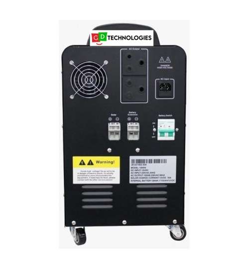 KOOL ENERGY SOLAR POWER INVERTER COMBINED 100AH BATTERY