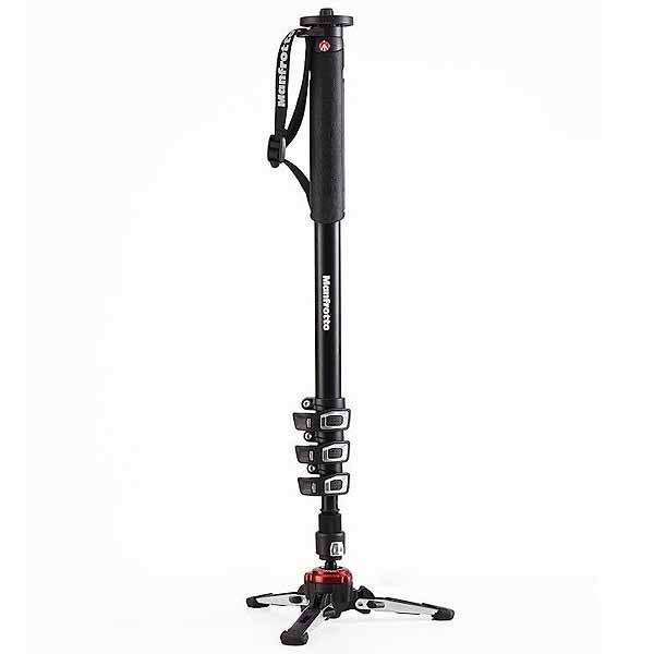 Manfrotto MVMXPROA4 XPRO Aluminium 4-Section Fluid Video Monopod+ with Fluidtech Base