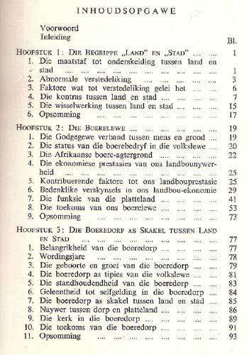 Land en Stad -- Dr J.R. Albertyn